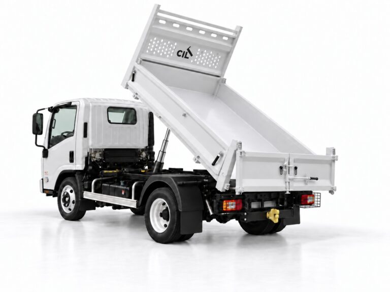 Benne CIL 3,5 t en position haute