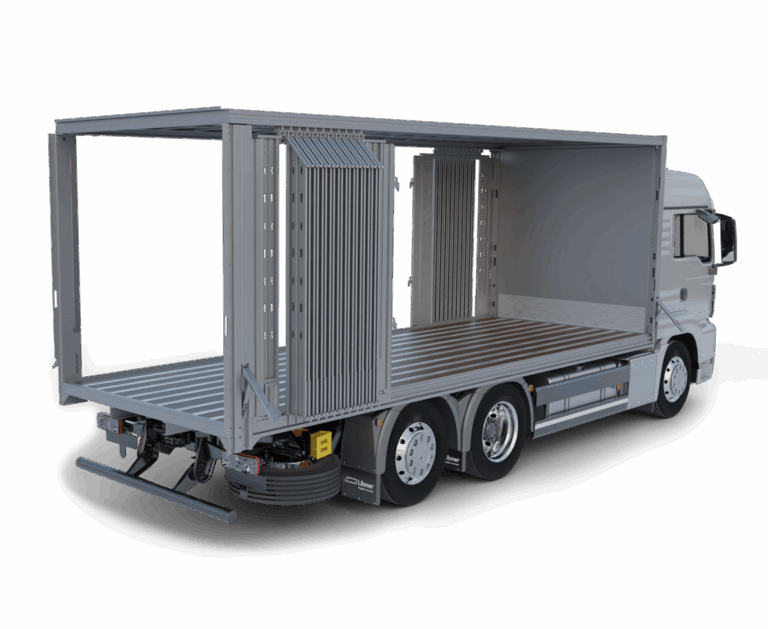 Carrosserie à toit et rideaux coulissants Libner Openbox